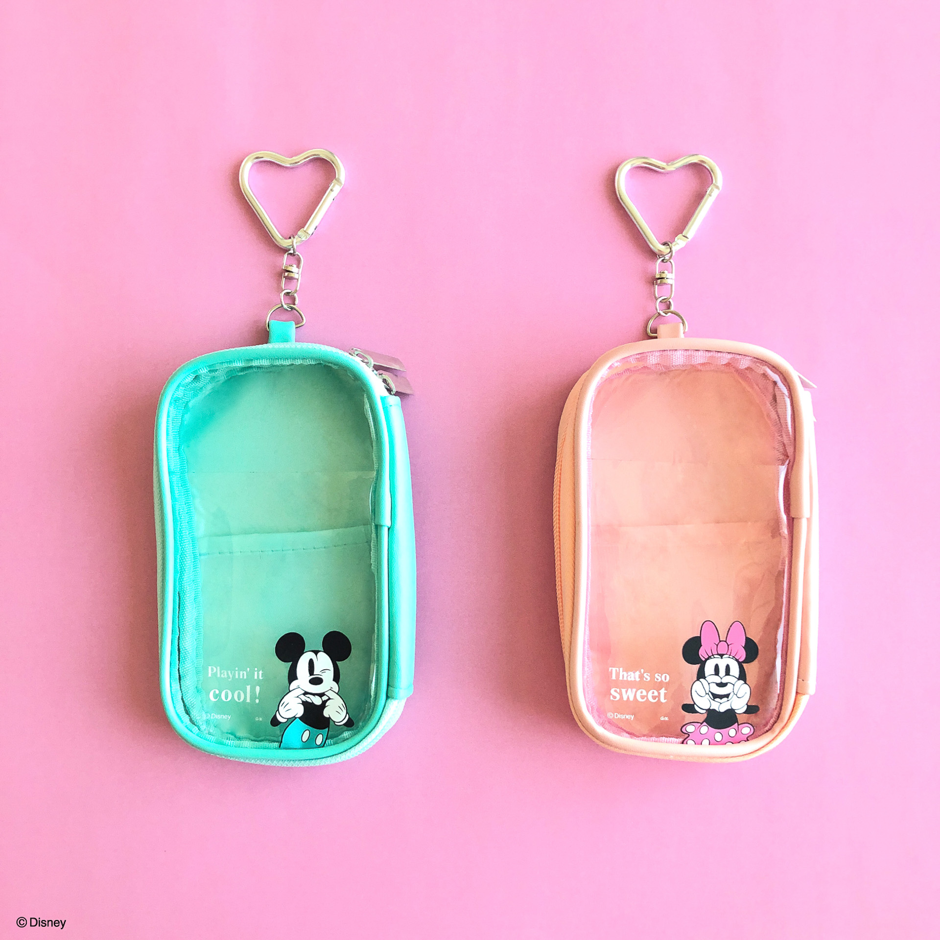 「クリアポーチ」（各550円）