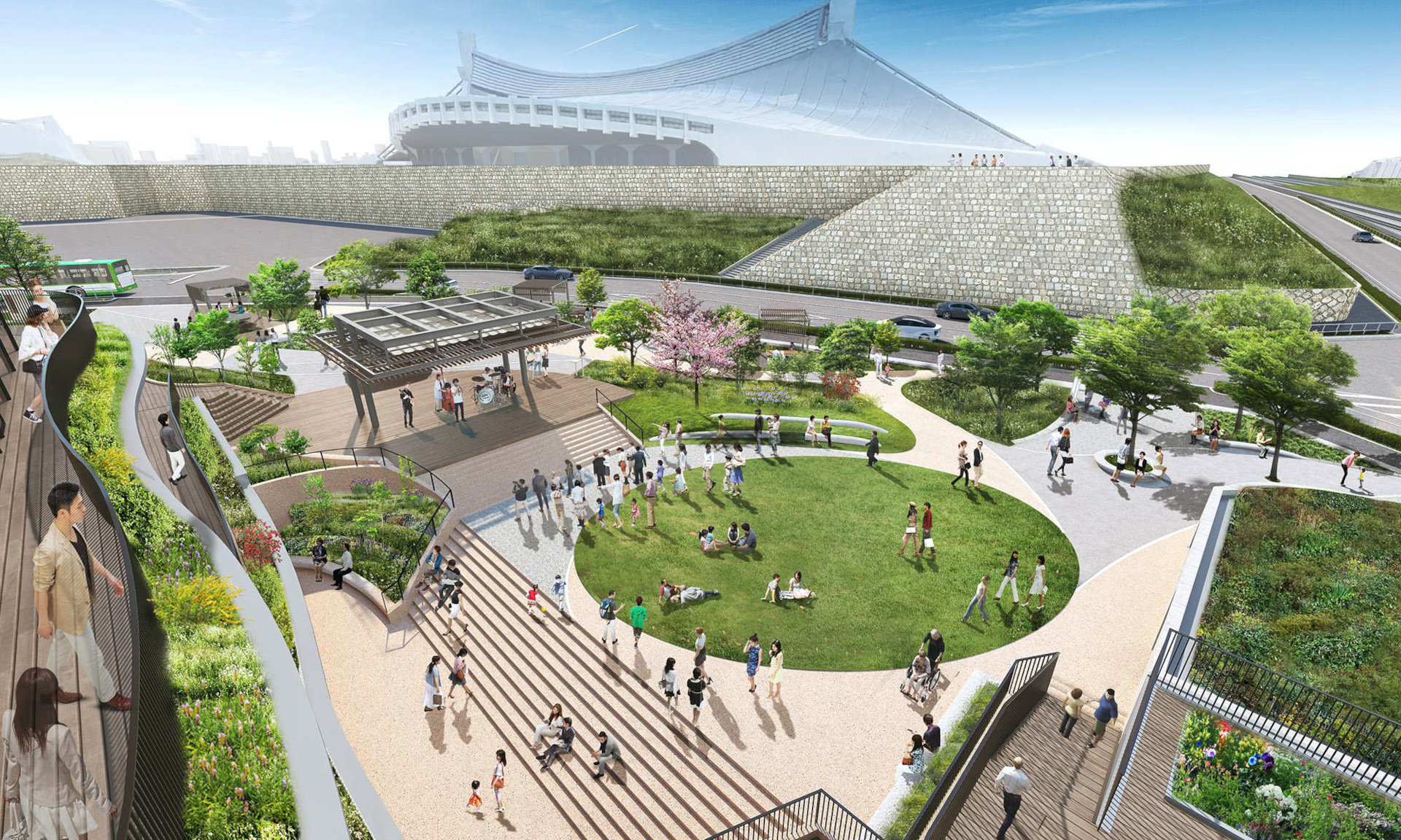 「代々木公園 Park-PFI計画」特定公園施設の一部エリアが供用開始