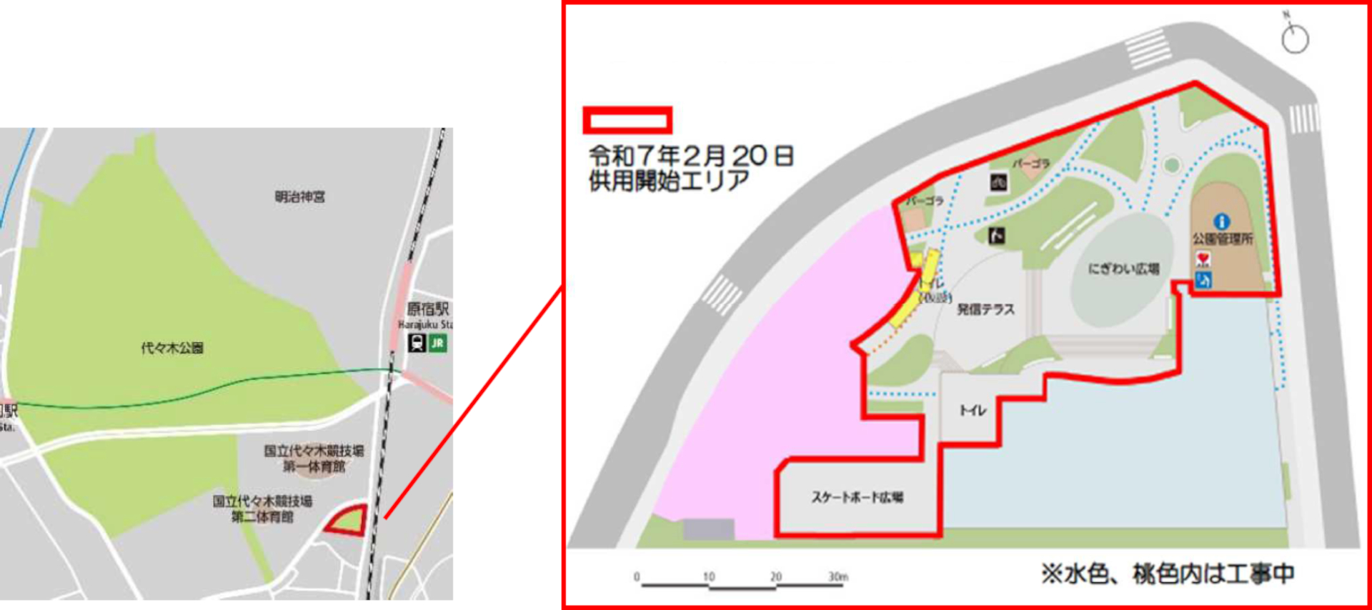 「YOYOGI Park（都立代々木公園）」マップ