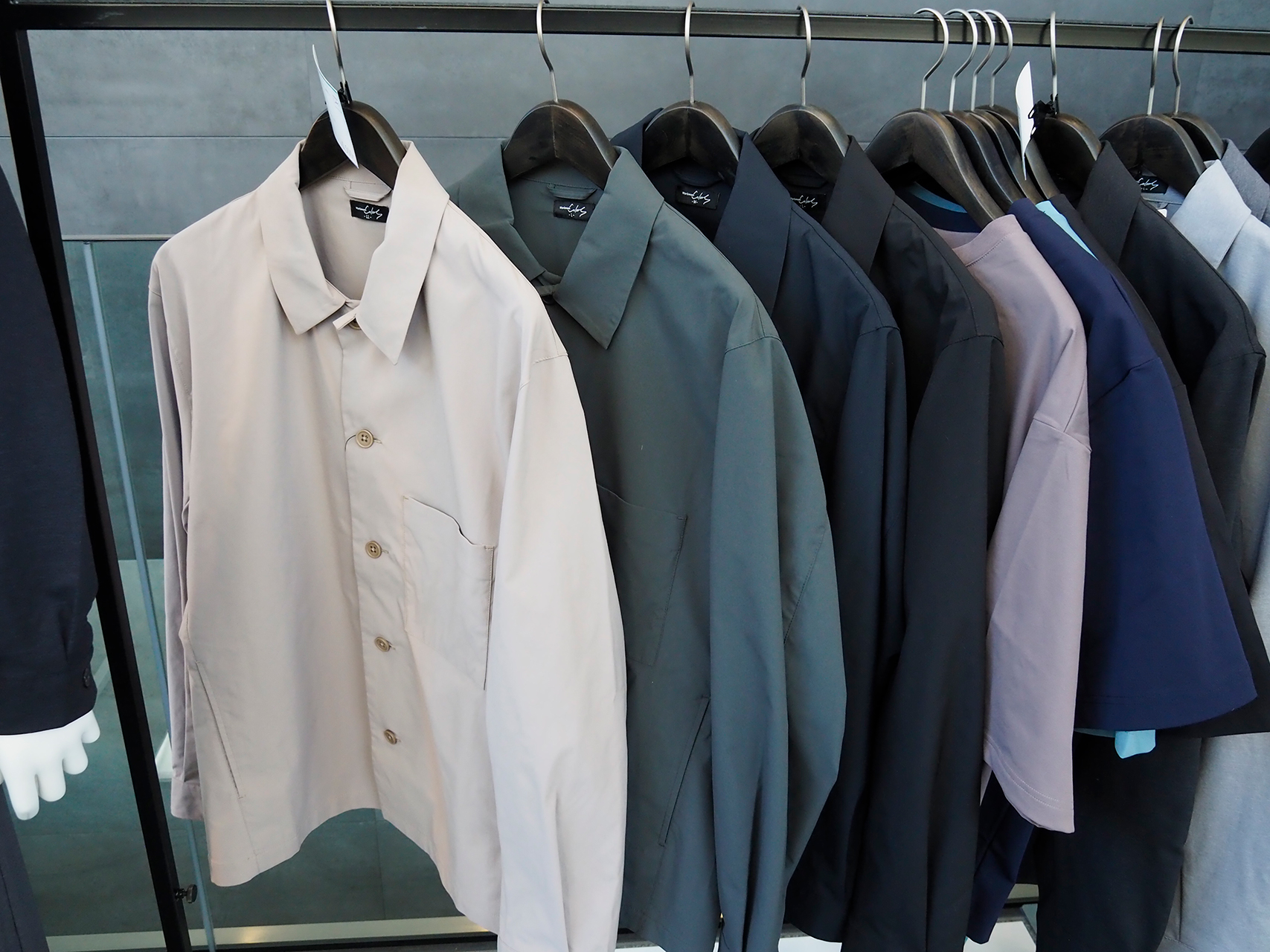 コットンライク ストレッチシャツジャケット “万能”シャツ（1500円）