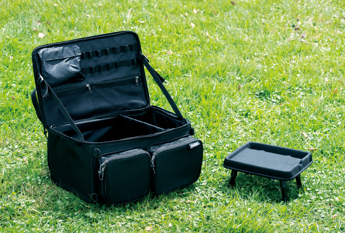 容量31Lでキャンプに必要なアイテムを一通り収納できる