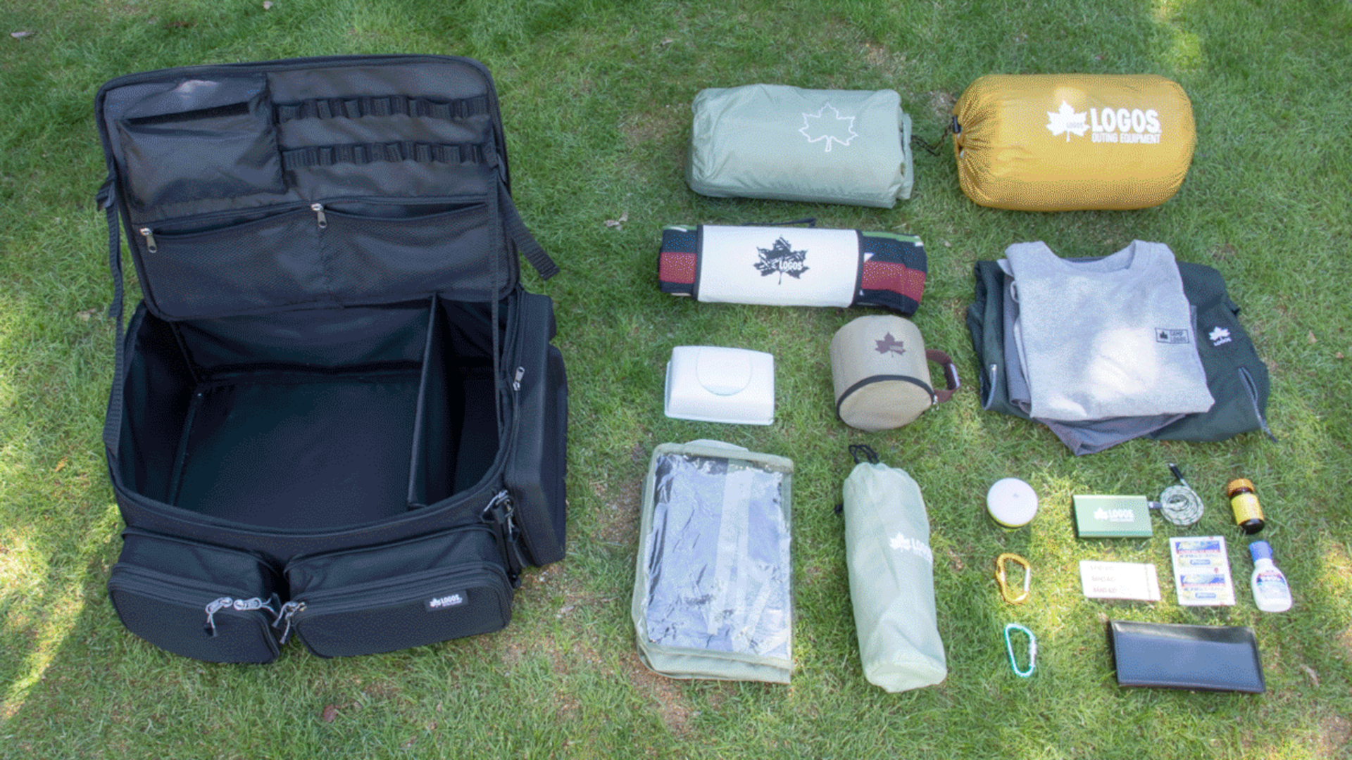 容量31Lでキャンプに必要なアイテムを一通り収納できる