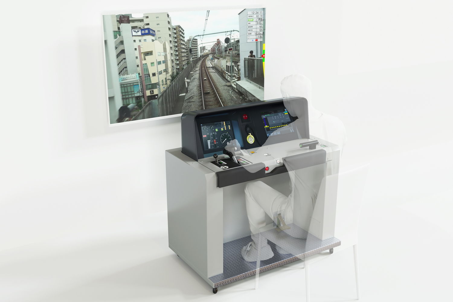 自宅でリアルな運転感覚を楽しめる