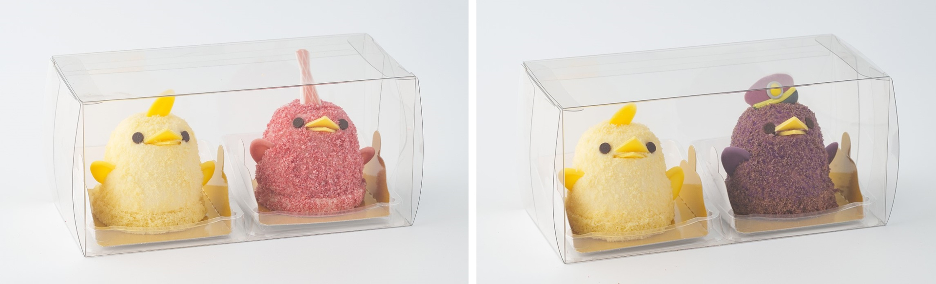 定番・コラボぴよりんの各1ぴよがセットになった「ぴよりんおでかけセット」