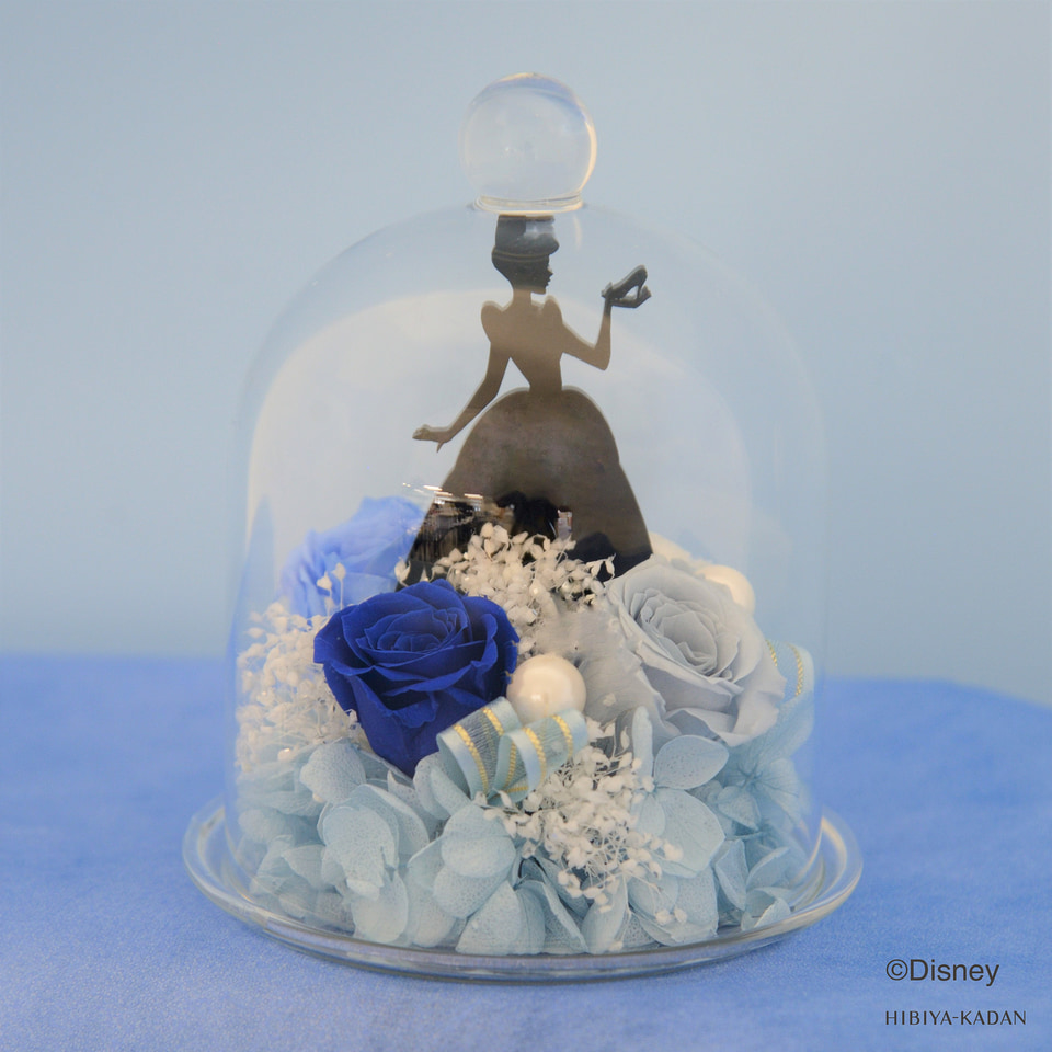 ディズニープリンセスのプリザーブドフラワーが日比谷花壇から。春の