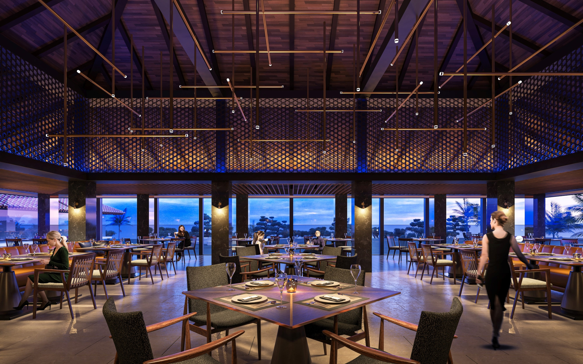 「The Steak ＆ Grill（ザ・ステーキ&グリル）」客席