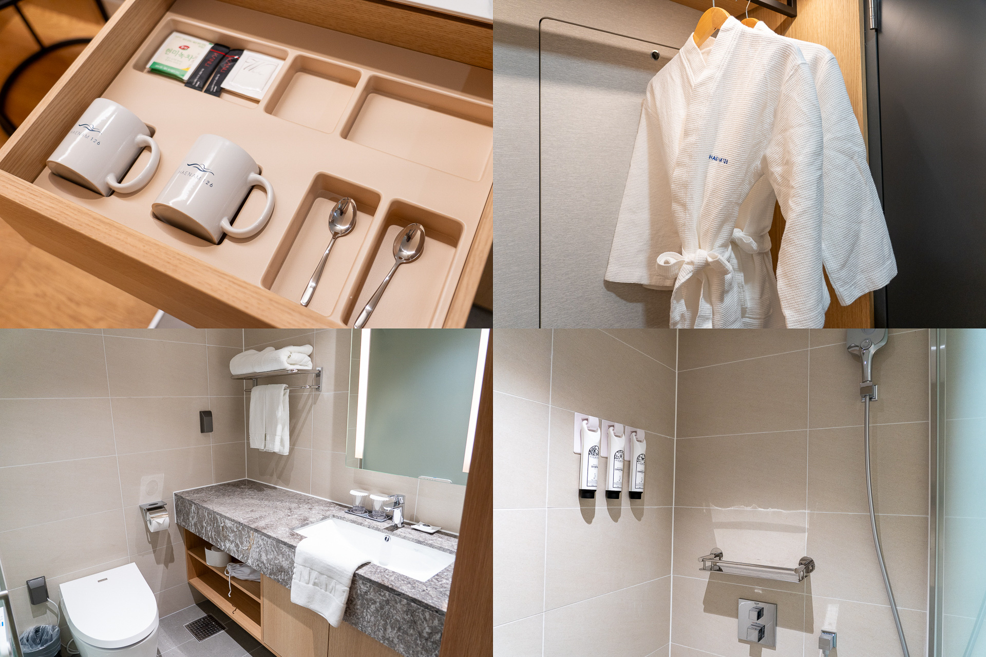 シンプルで使いやすいアメニティ類