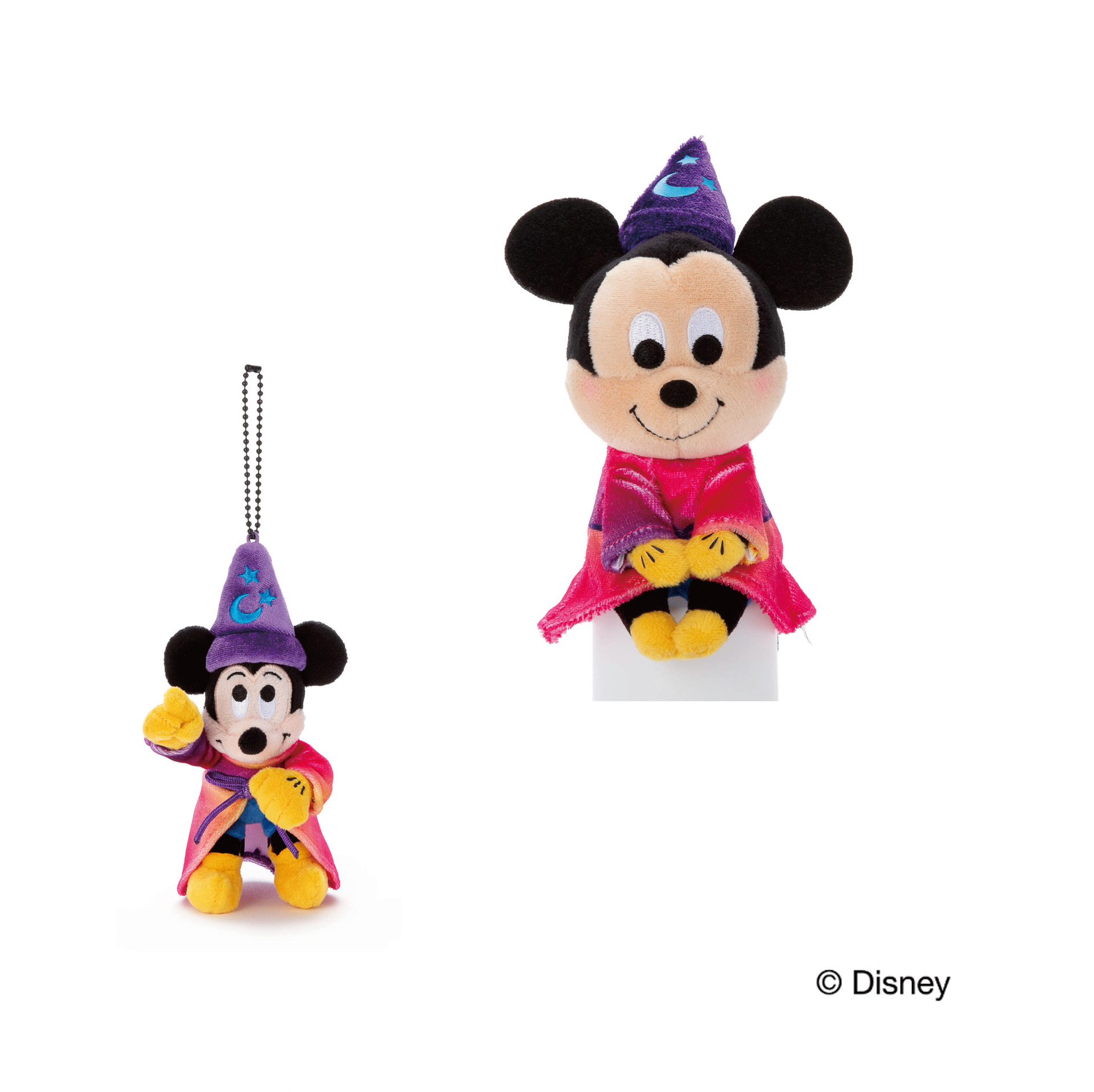 ファンタジア＜グラデーション＞魔法使いの弟子ミッキー ボールチェーンマスコット/ちょっこりさん（2640円/1980円）