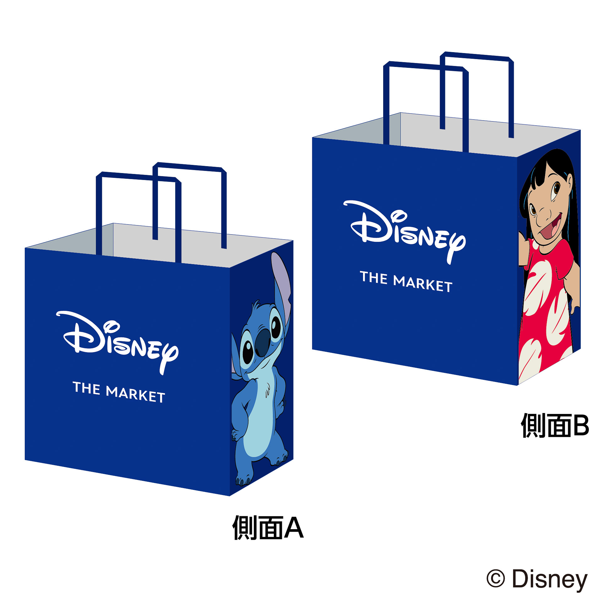 「Disney THE MARKET」限定デザイン ショッピングバッグ（330円）