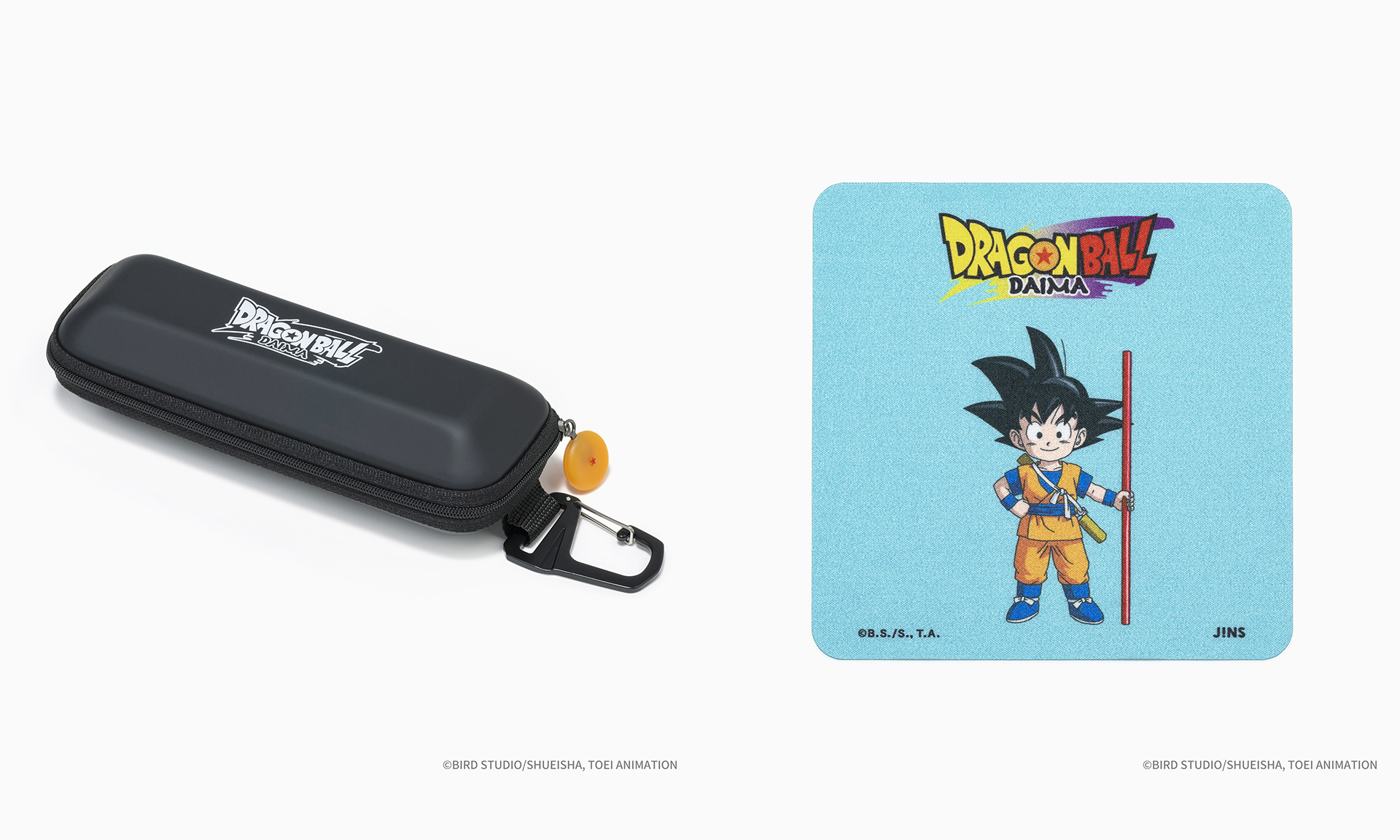 オリジナルメガネケース（左）、オリジナルセリート（右）