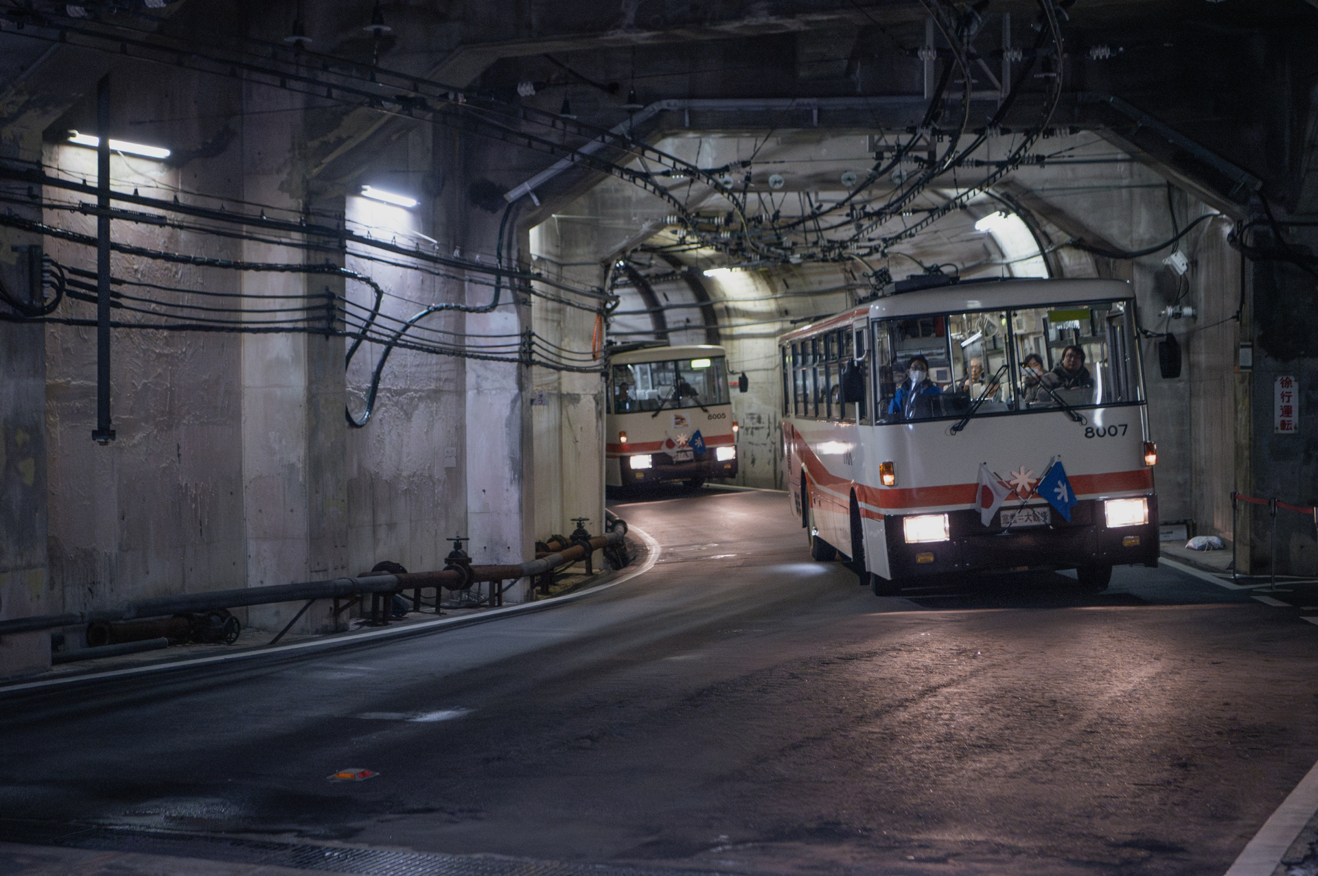 ＃たてくろフォトコン2024年受賞作品　のりもの賞「さよなら、最後のトロリーバス」