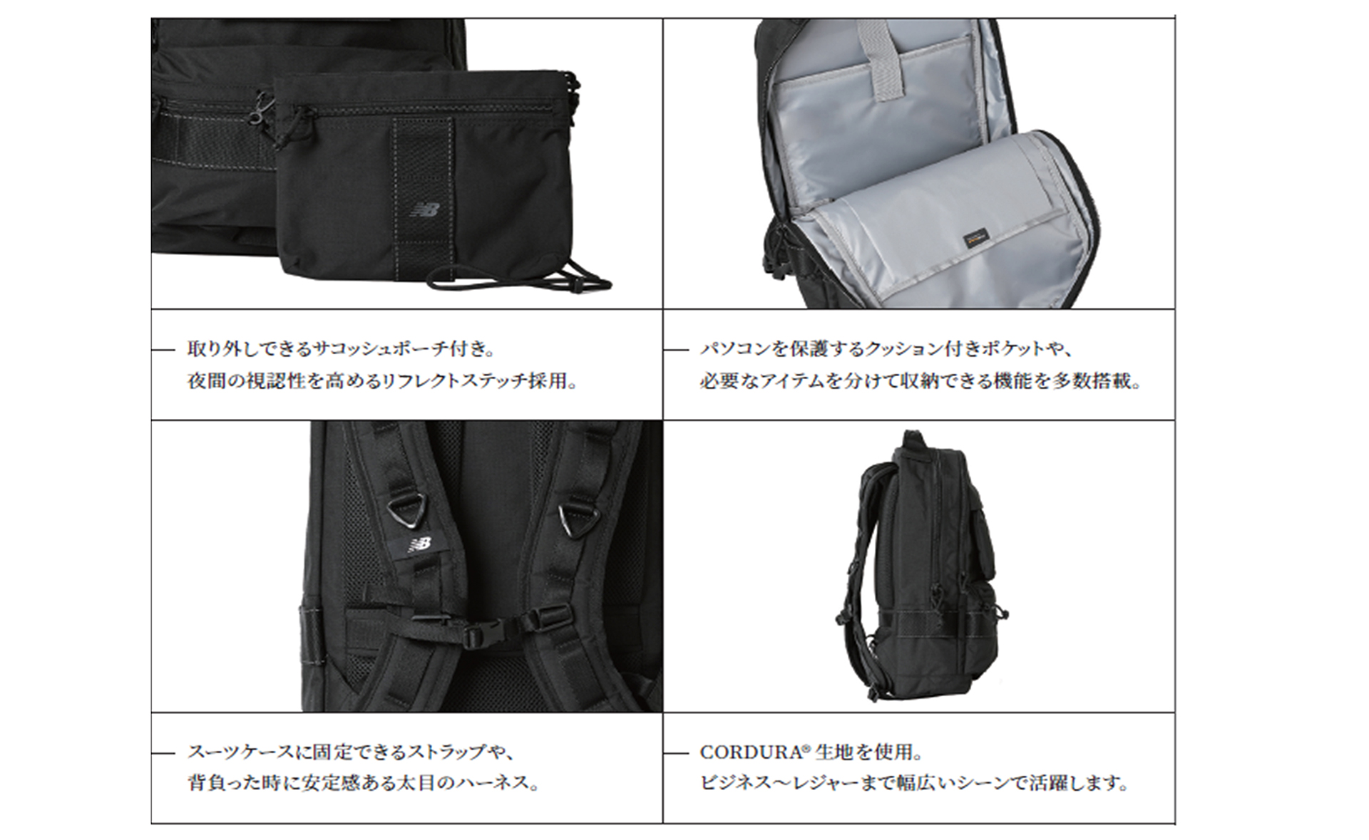 バックパックの詳細