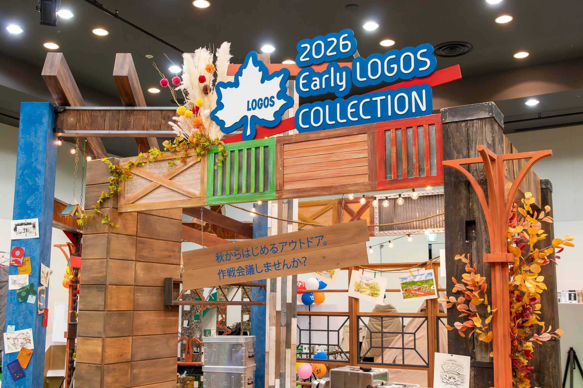 LOGOSの最新アイテムを展示した「2026 Early LOGOS COLLECTION」