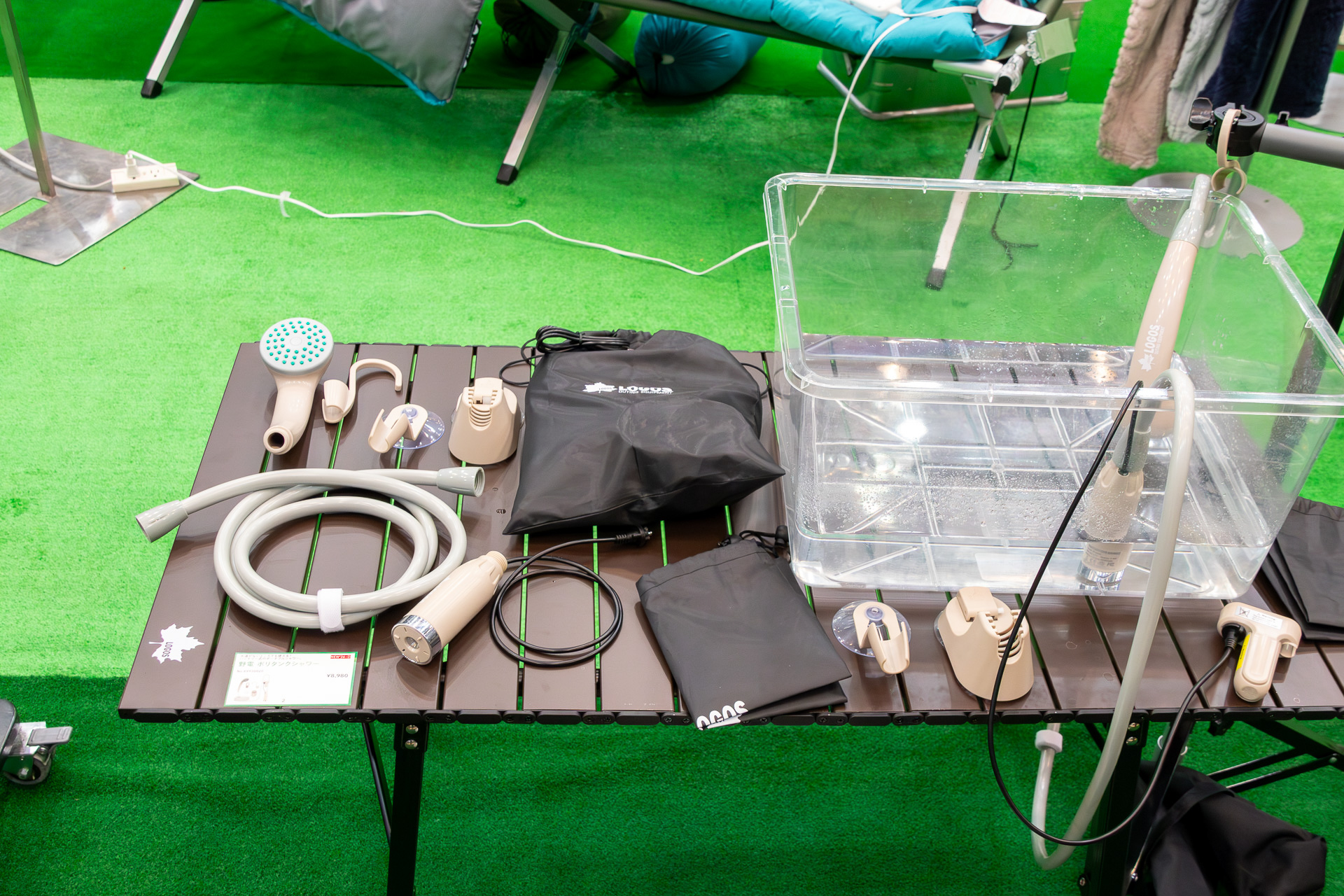 「野電 ポリタンクシャワー」