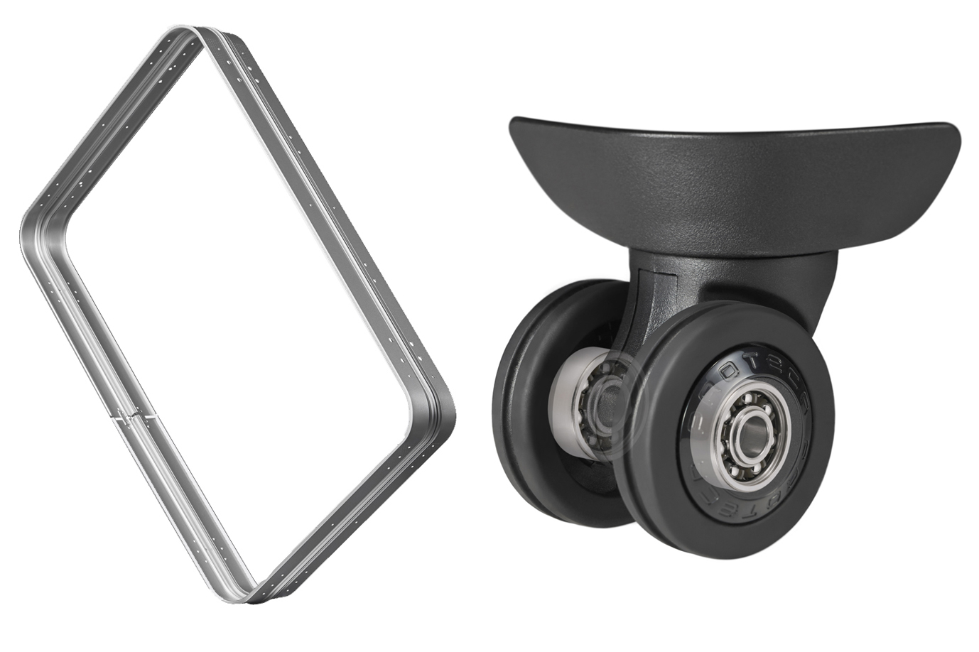 マグネシウムフレームと双輪キャスター