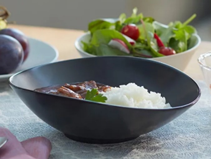 JALロゴ付きのラウンジカレー皿