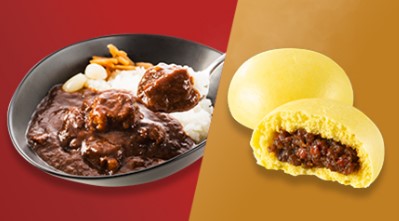 JAL特製オリジナルビーフカレーとJAL LOUNGEカレーまん