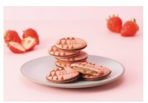 ストロベリーキャラメルサンドクッキー