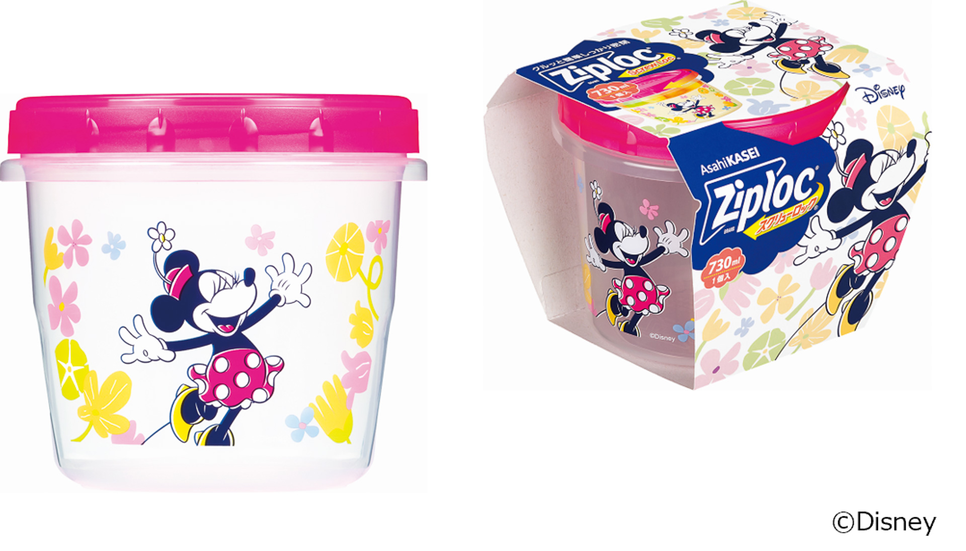 「ジップロック スクリューロック 730ml 1個入 ＜Disney＞」