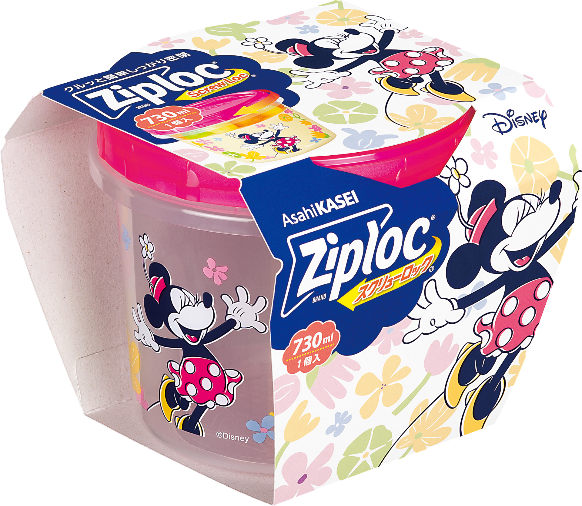 「ジップロック スクリューロック 730ml 1個入 ＜Disney＞」
