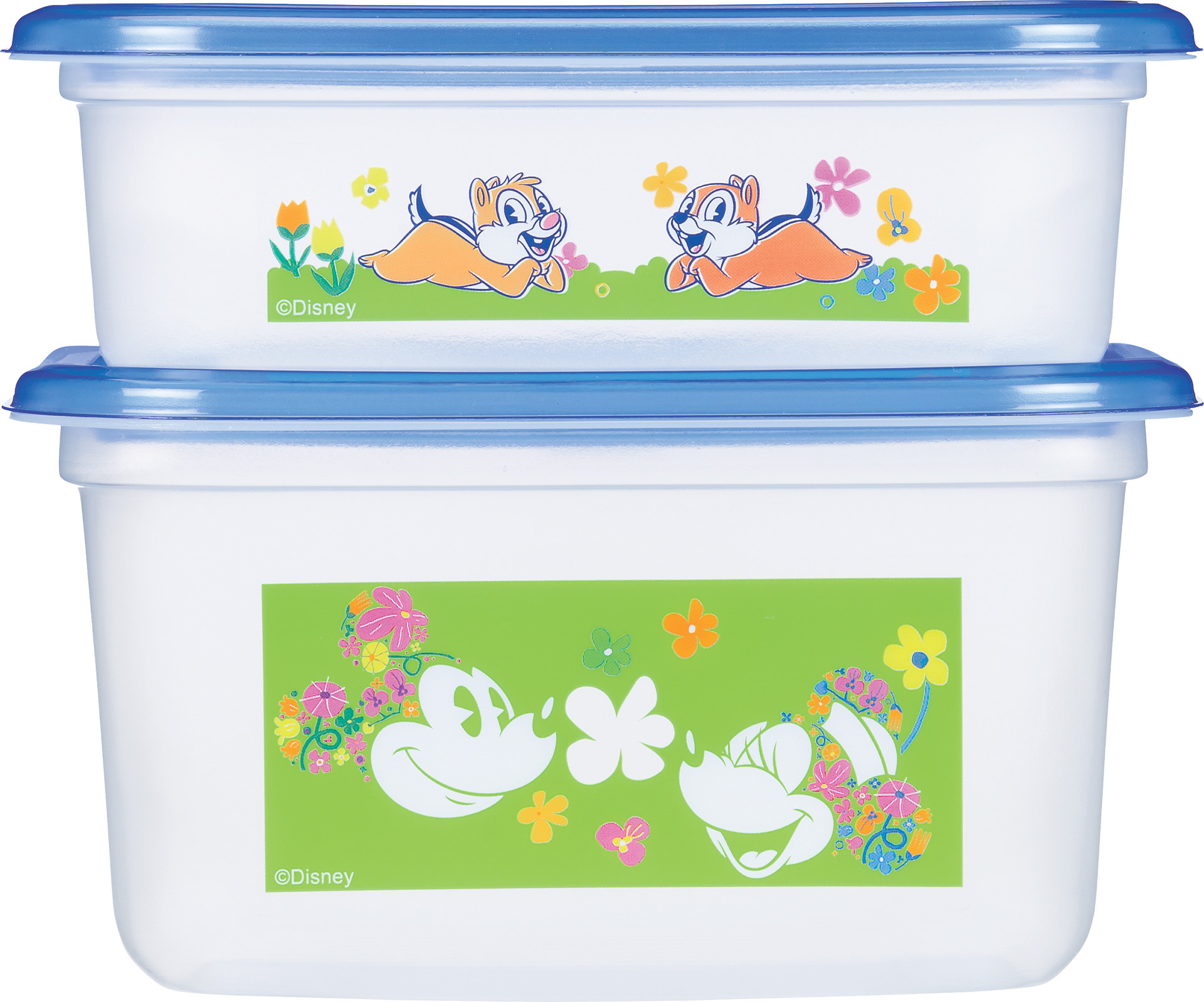 「ジップロック コンテナー 長方形 480ml＆820ml 各1個入 ＜Disney＞」