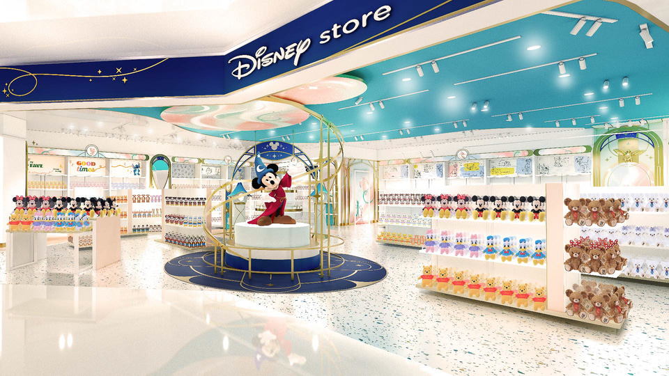 ディズニーストアが広島新駅ビル「ミナモア」にオープン！ 真っ赤な