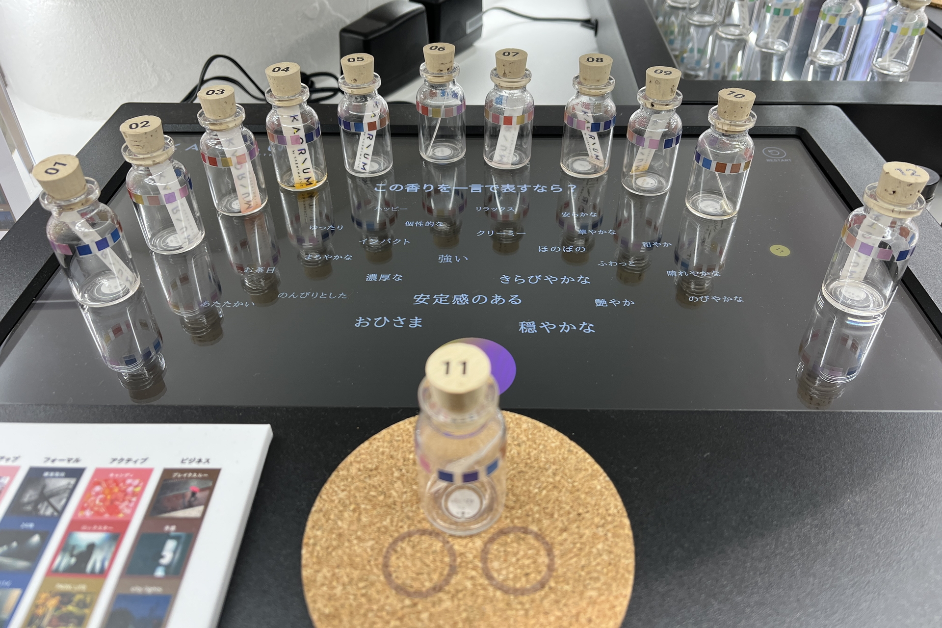 1本目に選んだ香りを表わすキーワードは？