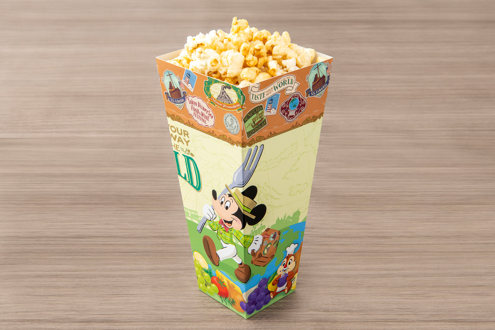 新フレーバー「ホタテガーリックバターポップコーン」（レギュラーボックス 400円）