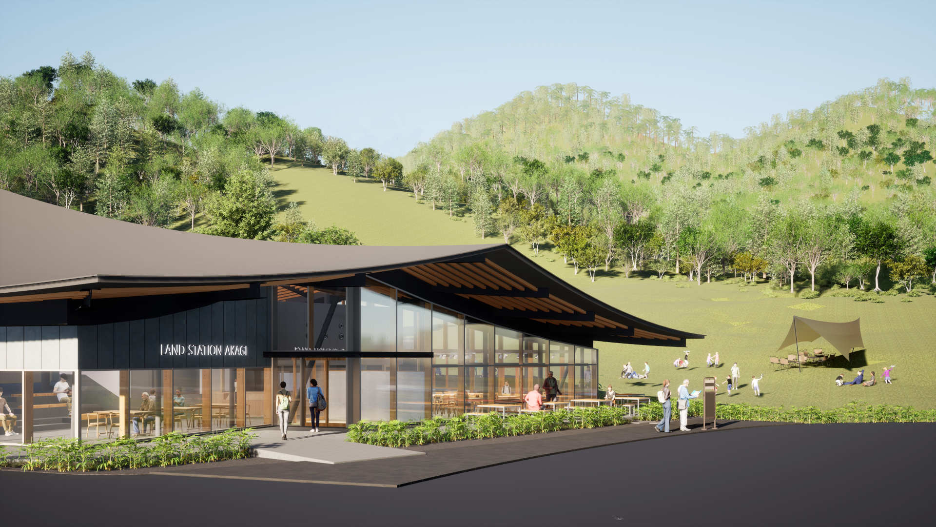 群馬県の県立赤城公園内に、スノーピークのキャンプ場が2026年春ごろ開業