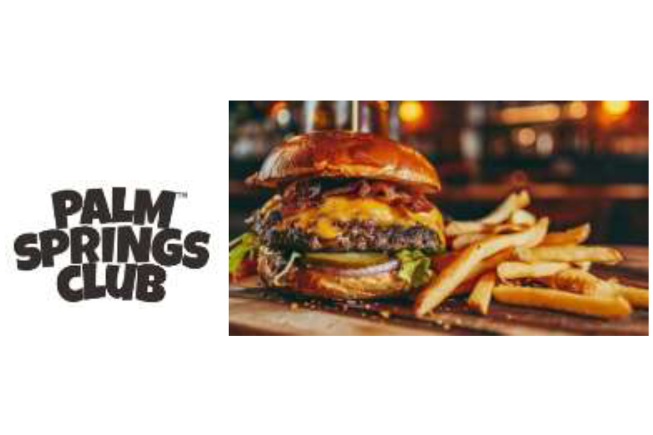 グルメバーガーとオープンサンドがメインの「PALM SPRINGS CLUB」