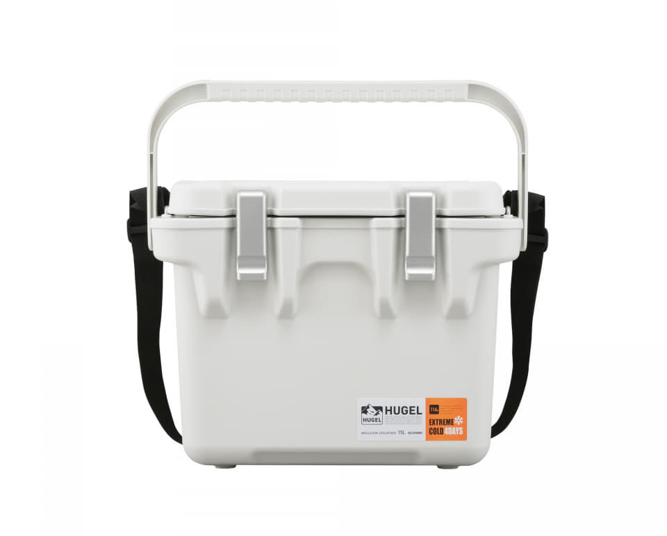 アイリスオーヤマ、最大4日間保冷「HUGEL 真空断熱クーラーボックス 15L」。パネル6面に冷蔵庫の技術応用 - トラベル Watch