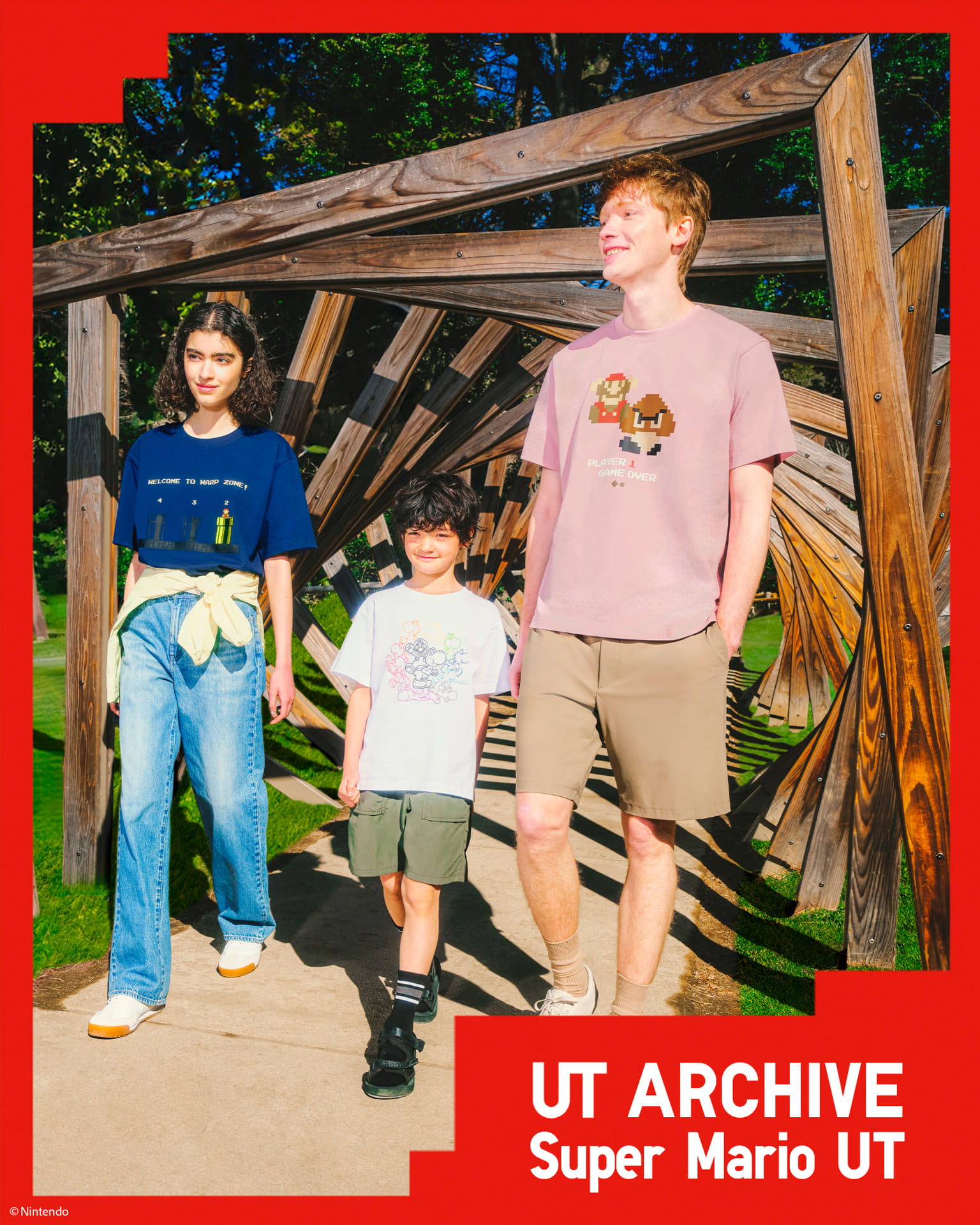 レジャーやアウトドア、テーマパークなどのお出かけにも親子でリンクコーデ