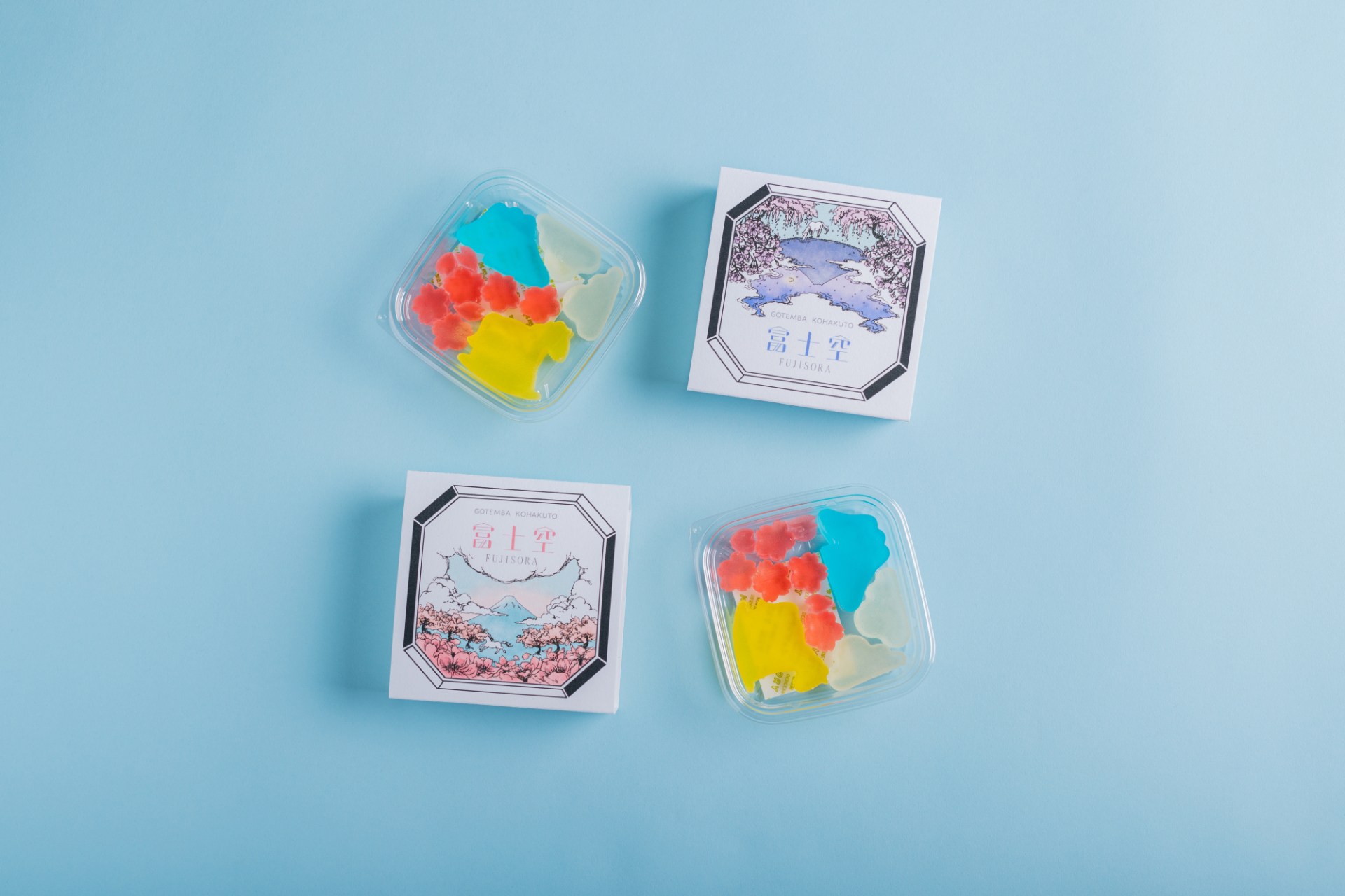 老舗「和菓処 大田屋」とコラボしたオリジナル御殿場土産「琥珀糖 -FUJISORA 富士空-」の販売イベント（御殿場）