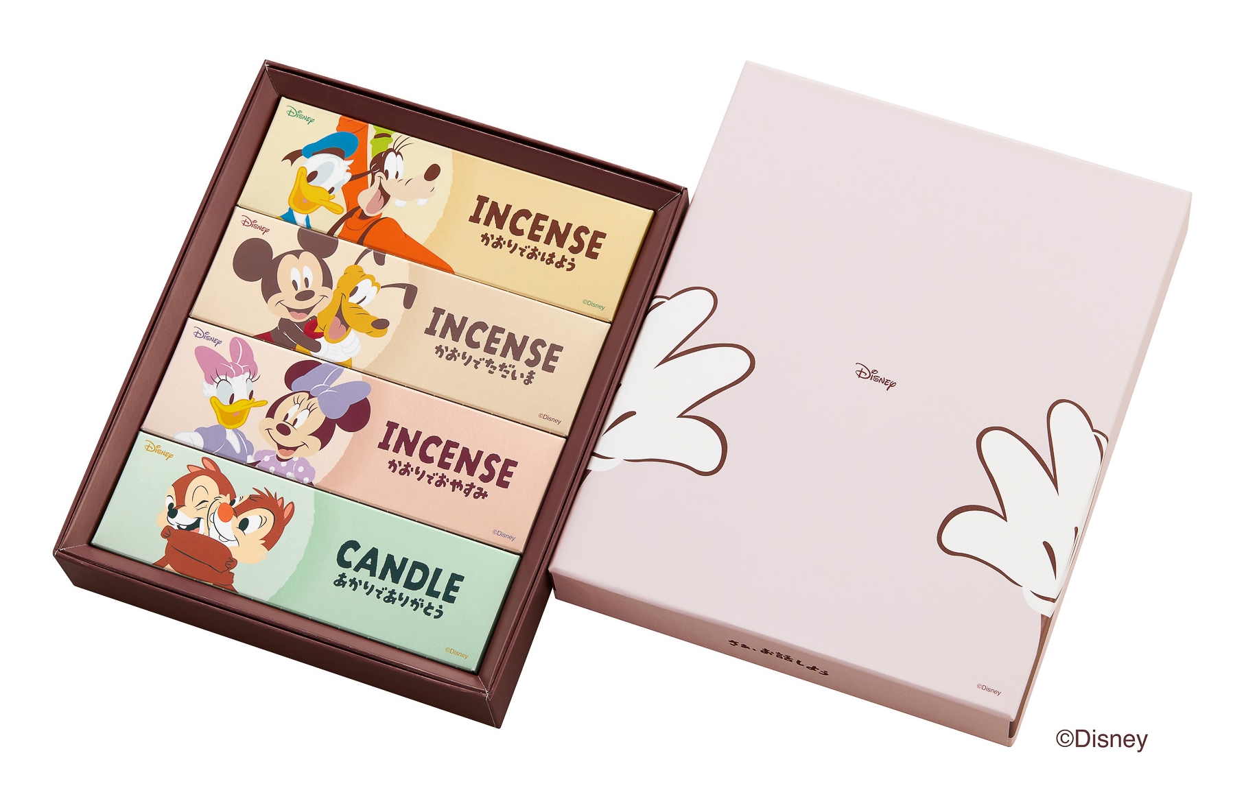 「＜ディズニー＞インセンス＆キャンドル アソートギフト」（3300円）
