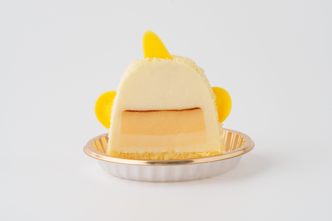 通常のぴよりん（正面・断面）