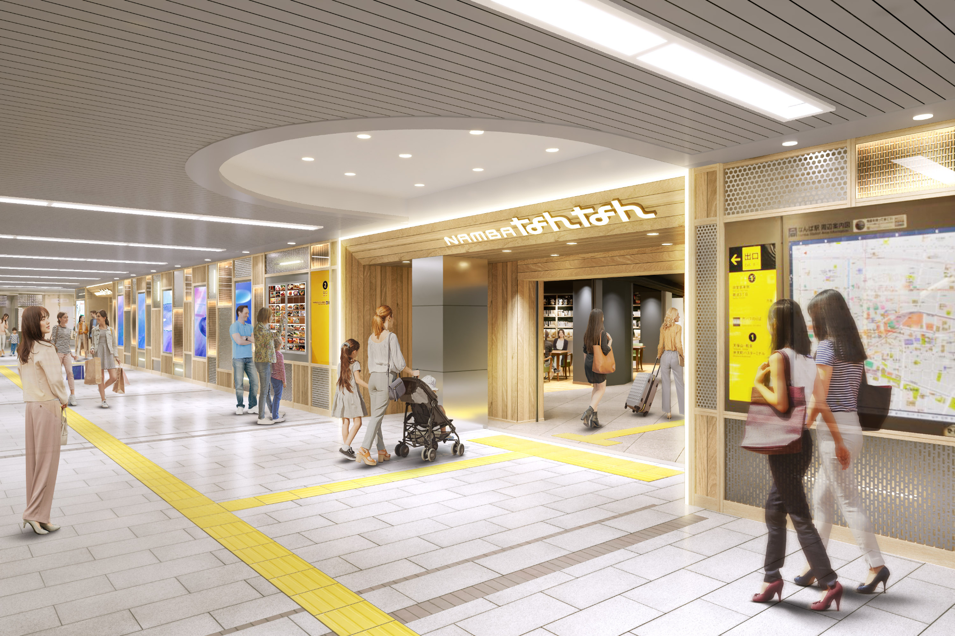 なんば駅直結の地下街「NAMBA なんなん」が3月27日にリニューアル。新規オープン全22店舗を発表