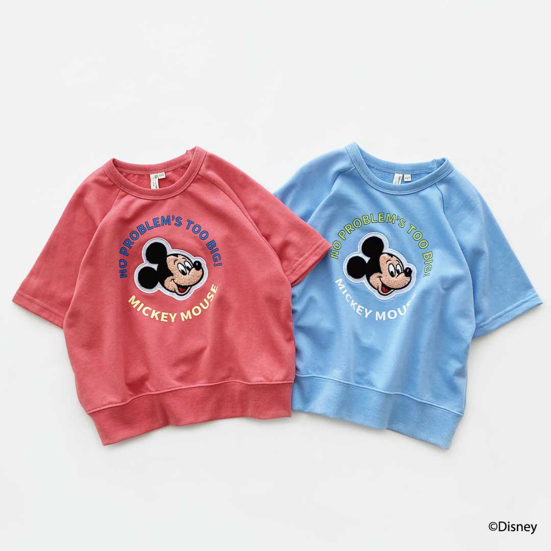 「ミッキー＆フレンズ/ミニ裏毛半袖T」（各2750円）