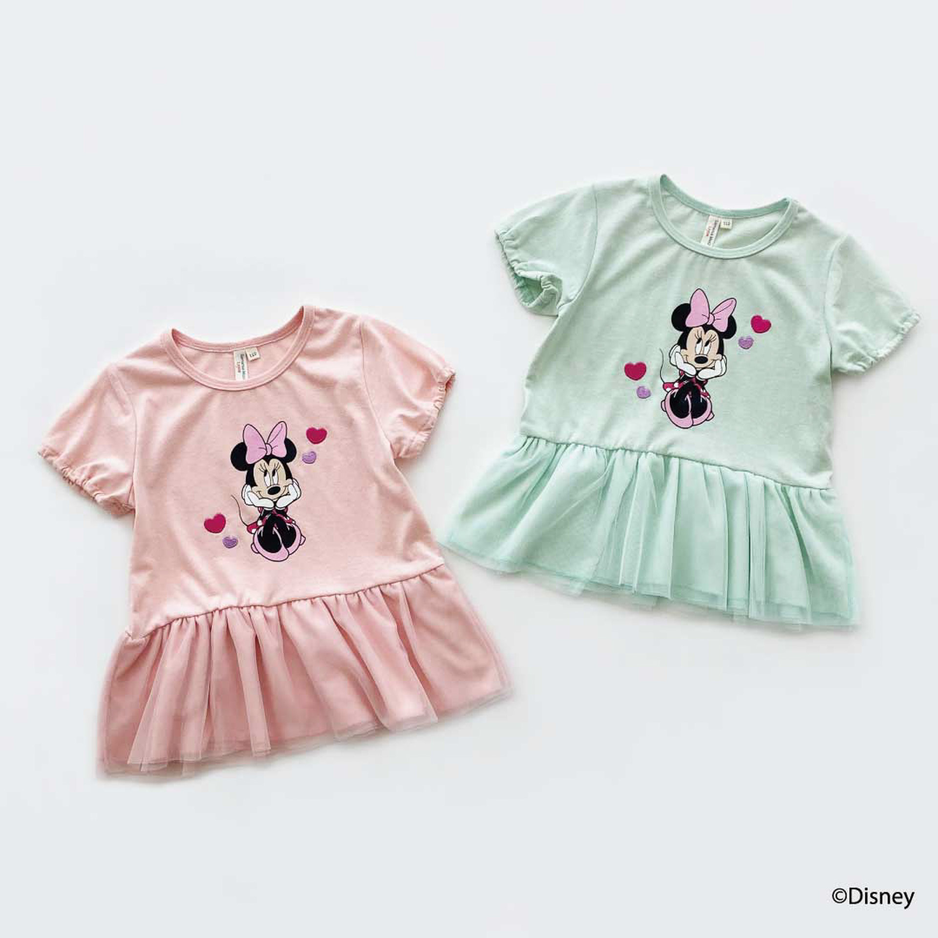 「ミッキー＆フレンズ/チュール切替T」（各2970円）