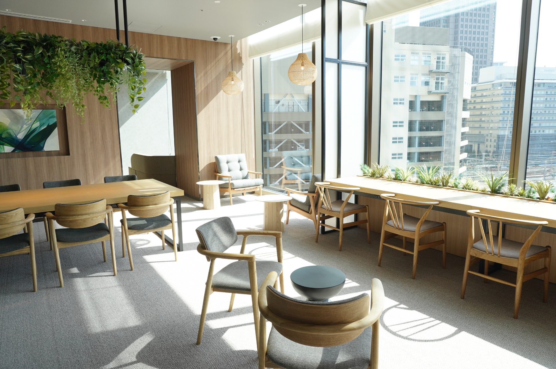 6階の宿泊者ラウンジ