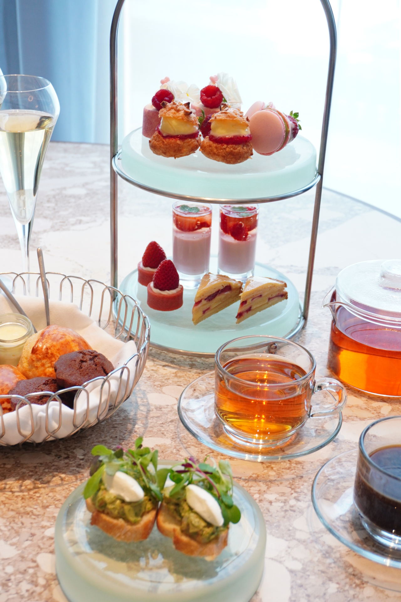 季節のアフタヌーンティーセット（4000円）