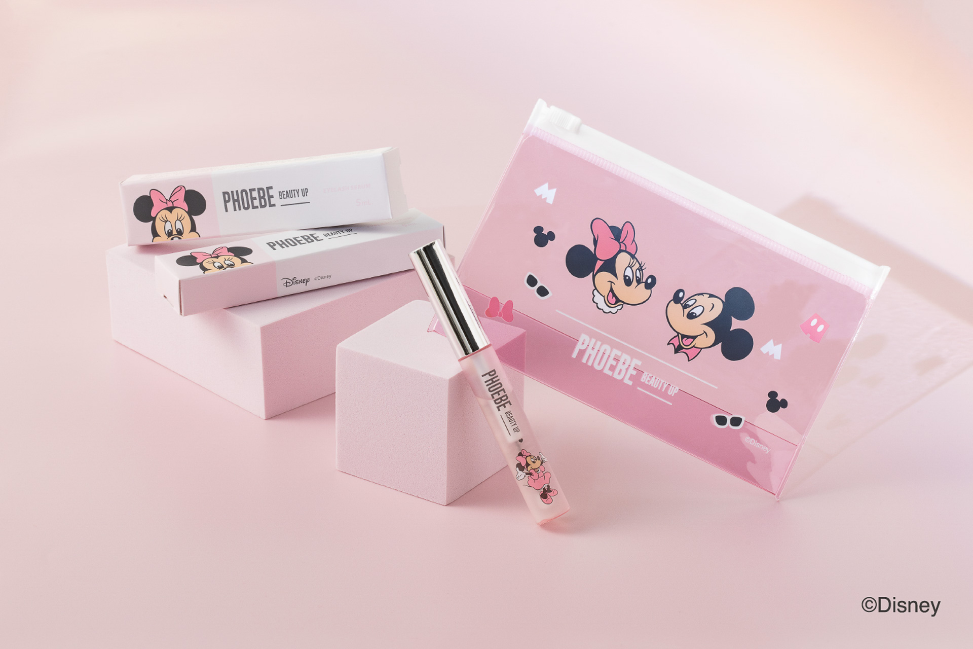 PHOEBE BEAUTY UPがミニーマウス柄の「まつ毛美容液」を発売
