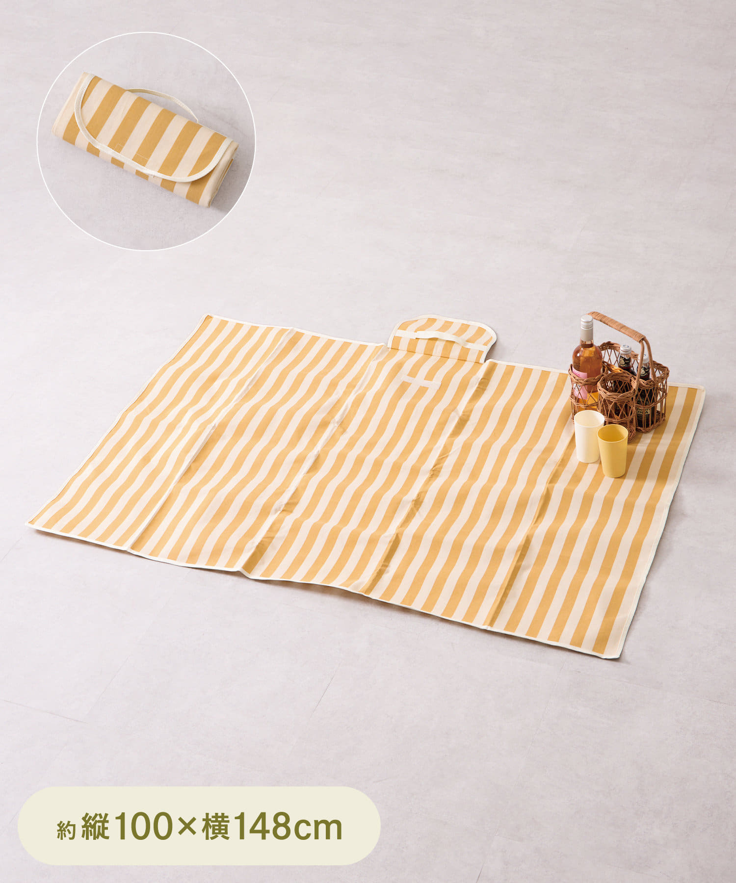 折りたたみレジャーシート（1100円）