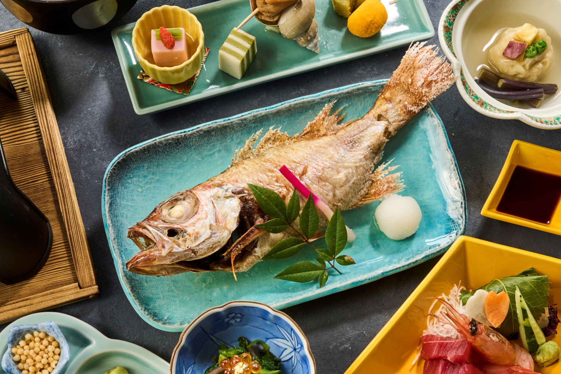 のどぐろの塩焼き