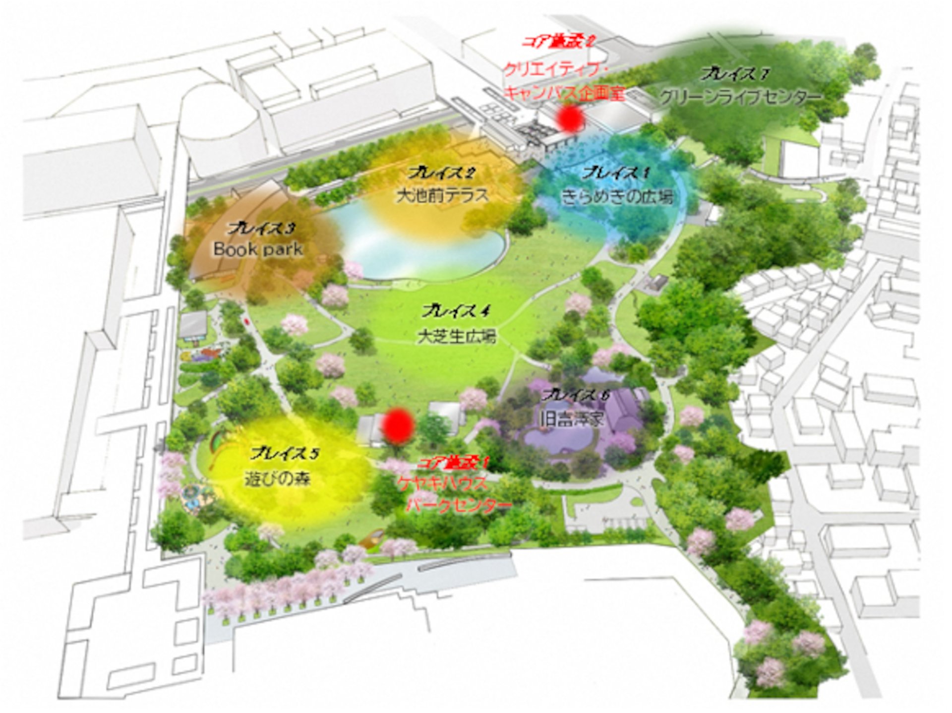 公園全体俯瞰図