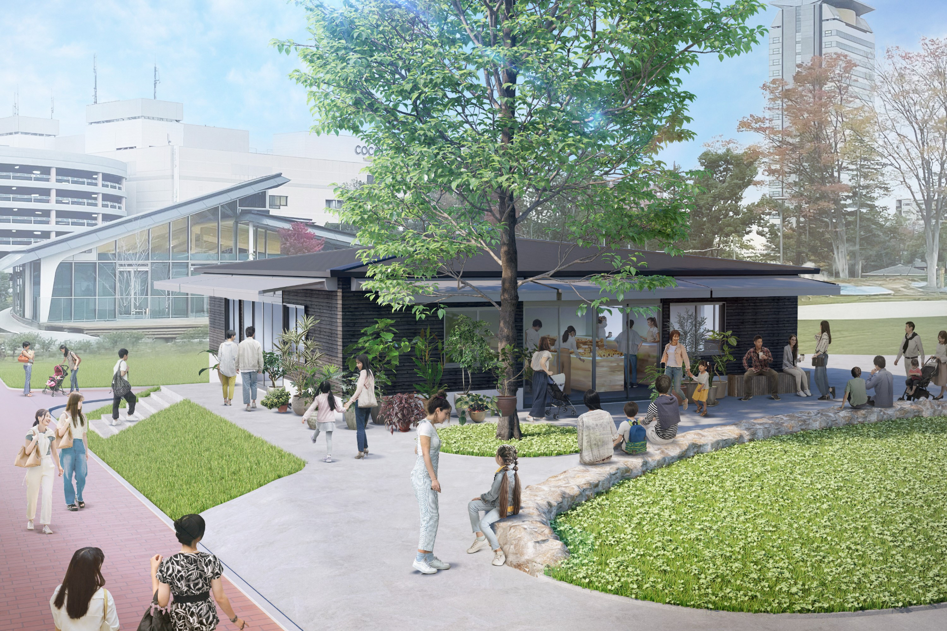 きれいな花と美味しいパンとコーヒーを提供する「フラワー＆ベーカリーカフェ」