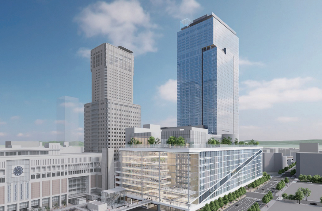JR北海道が札幌駅前再開発の計画見直しを発表（画像は2023年3月時点のイメージ）