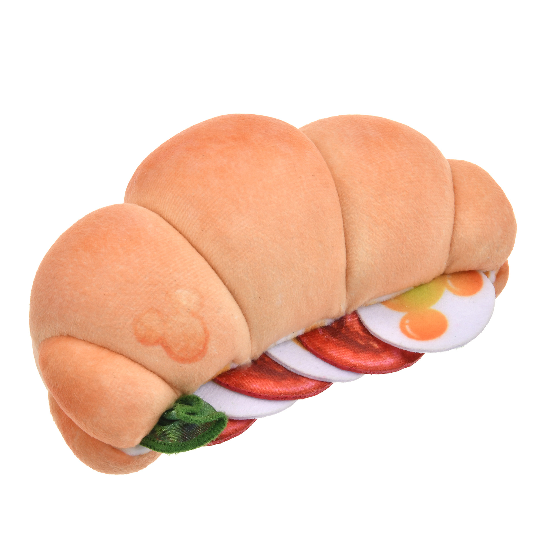 「ぬいぐるみキーチェーン＜クロワッサンサンド＞」（2000円）