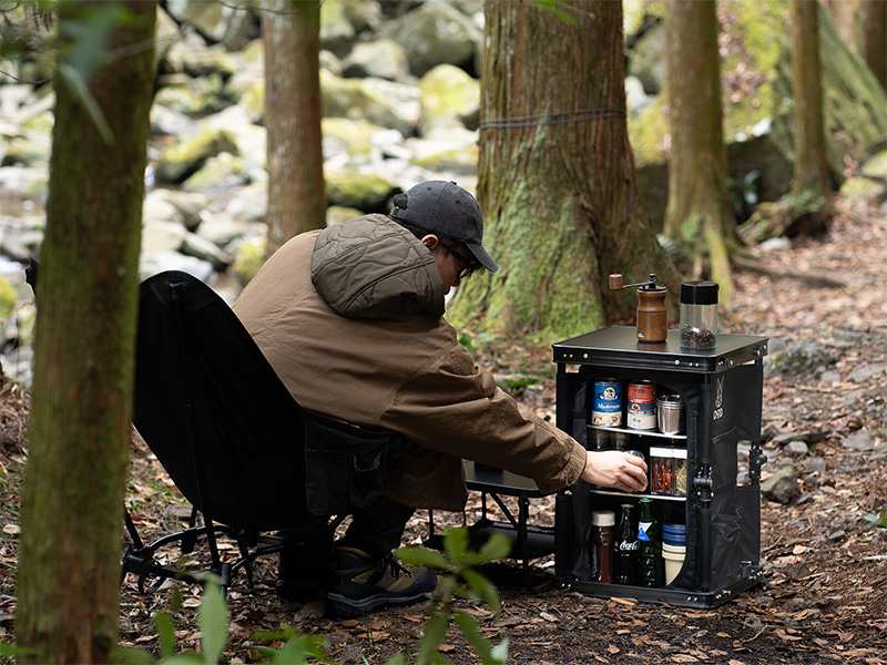 ソロリチューボーとセットで使えば、充実のソロキッチンやお座敷テーブルに