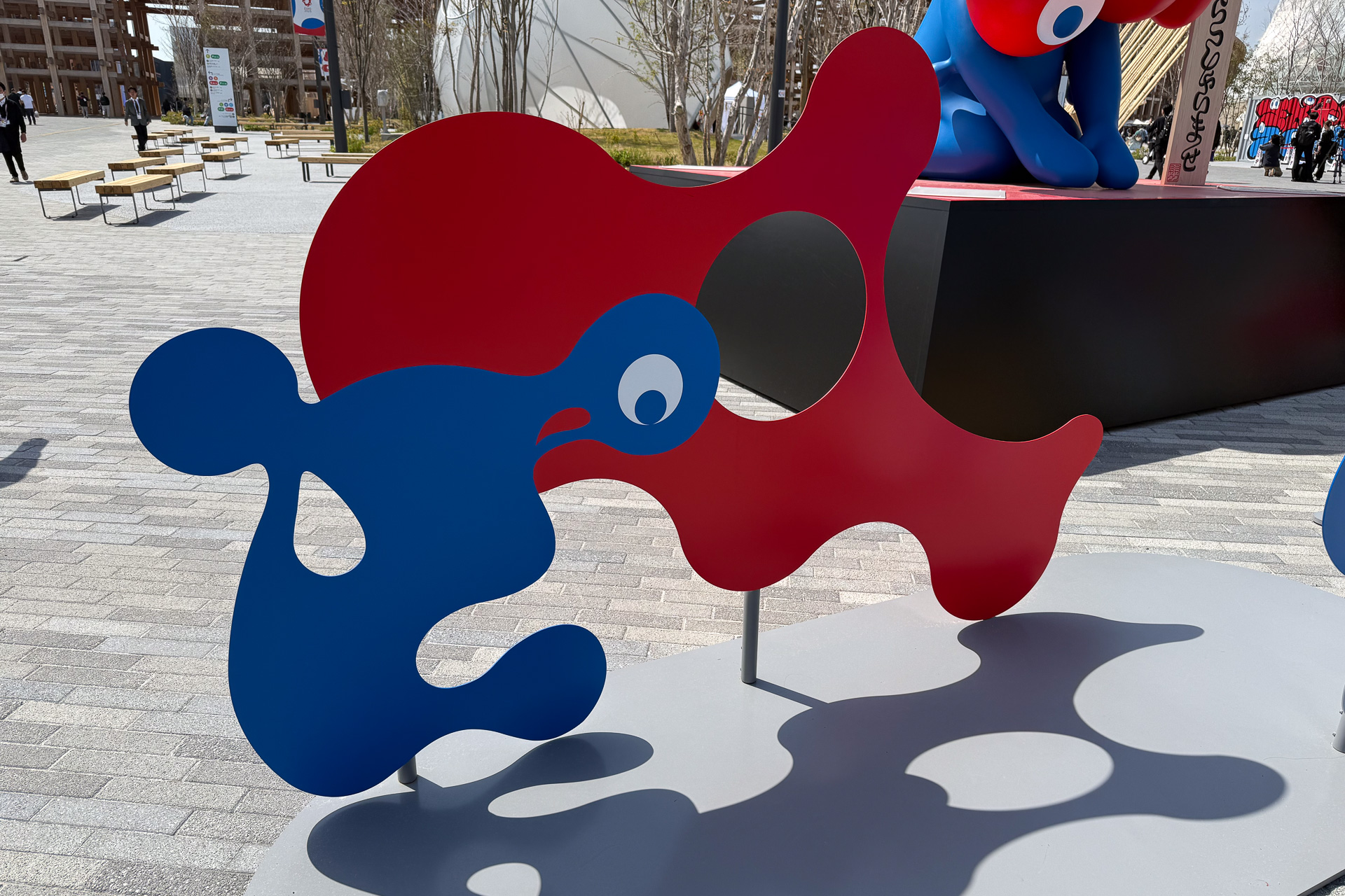 周辺の装飾はよく見ると顔出しパネルになっている