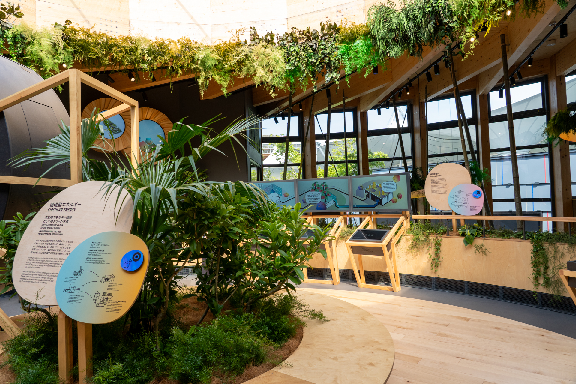 循環型エネルギーを学べる展示